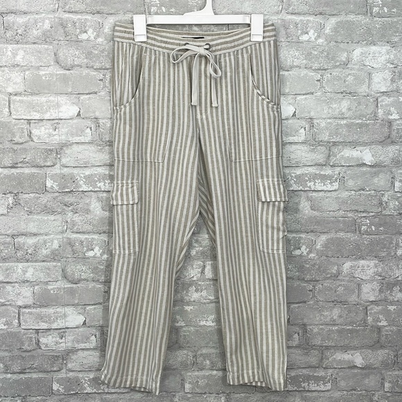 Anthropologie Sanctuary Striped Cargo Pants - Picture 1 of 6